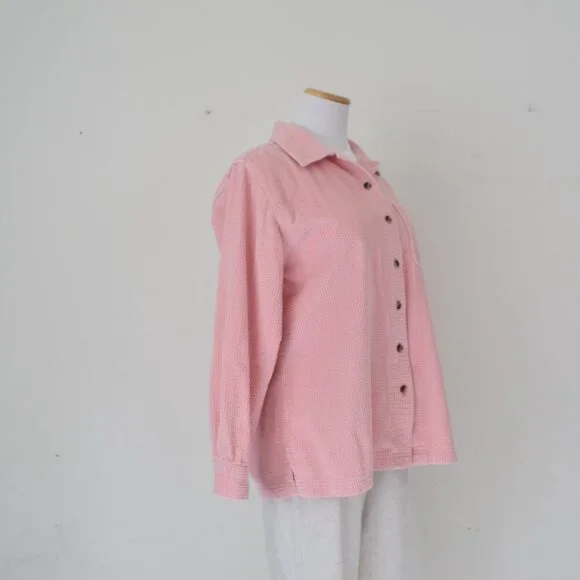 Vintage 00s Corduroy Shirt/Shacket by L.L. Bean‎ size M - Picture 4 of 12